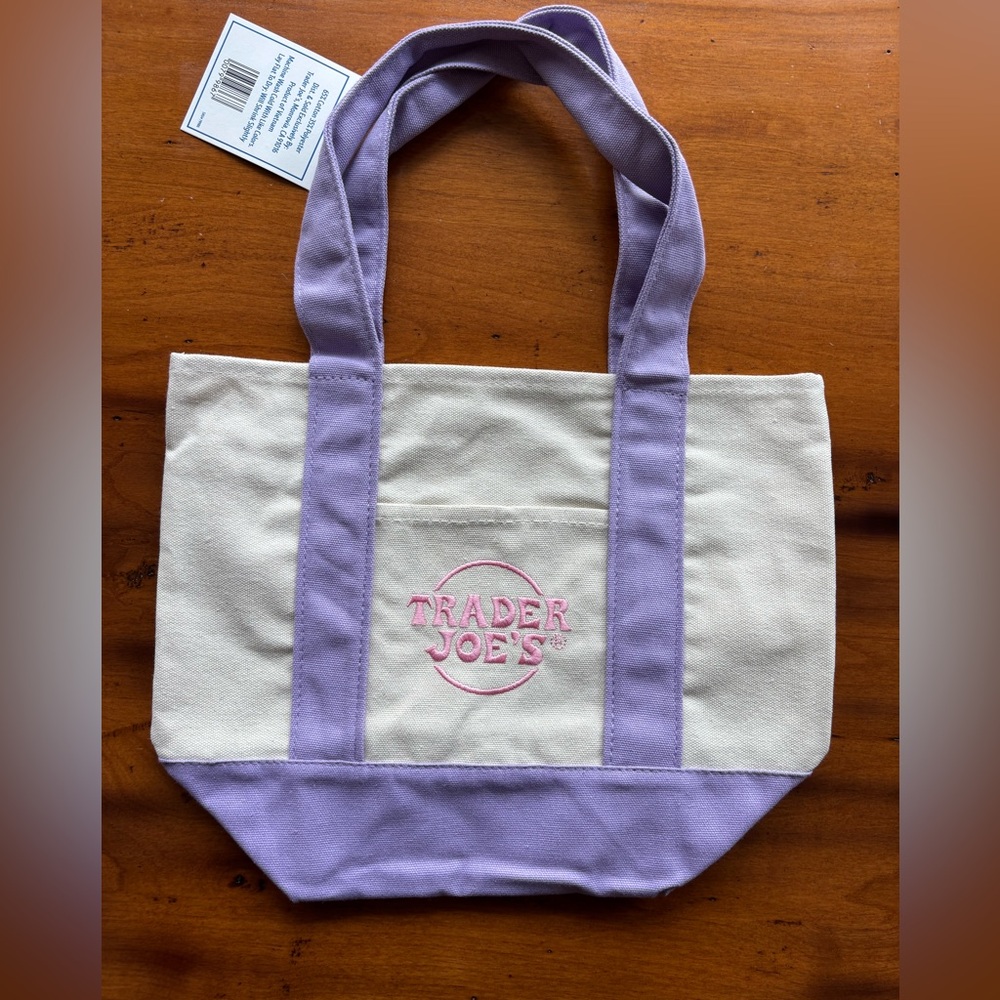 Trader Joe’s Mini Tote Purple